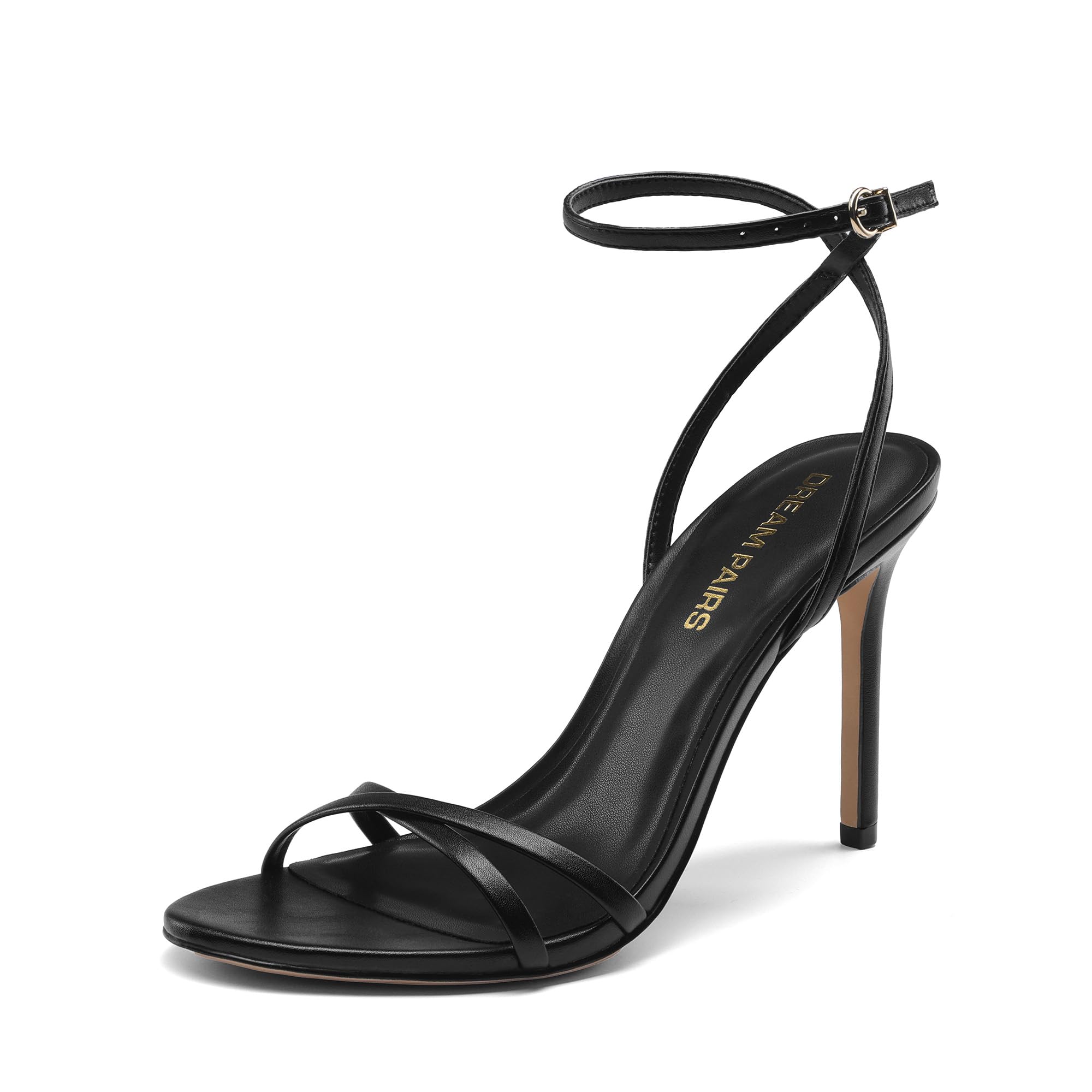DREAM PAIRS Women's Elegant Strappy Stiletto Heel Sandals