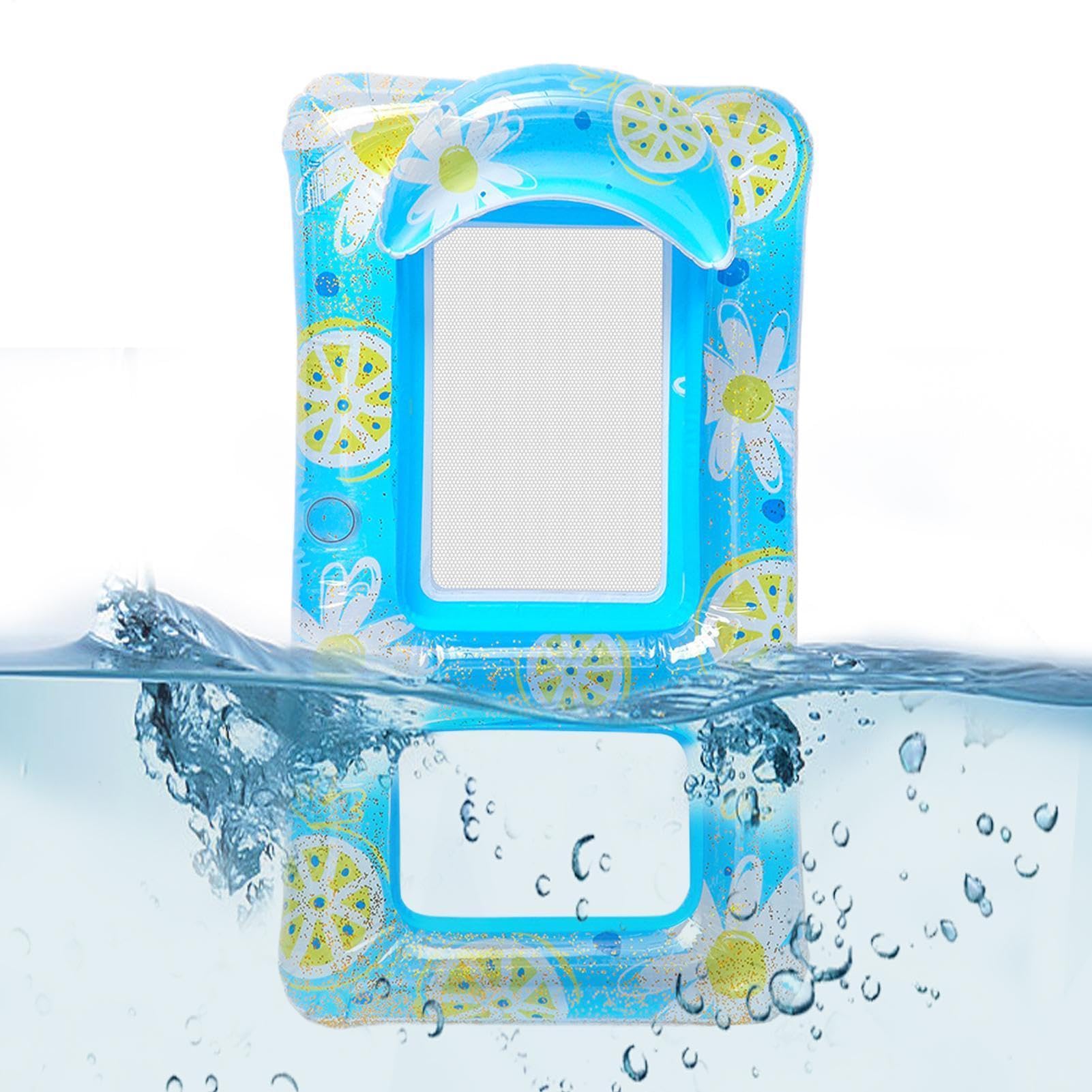 Galleggiante da piscina – Galleggianti rilassanti per adulti in piscina, materassino da sole, per viaggi estivi, fuga in resort, spiaggia, lago, all'aperto e parchi acquatici