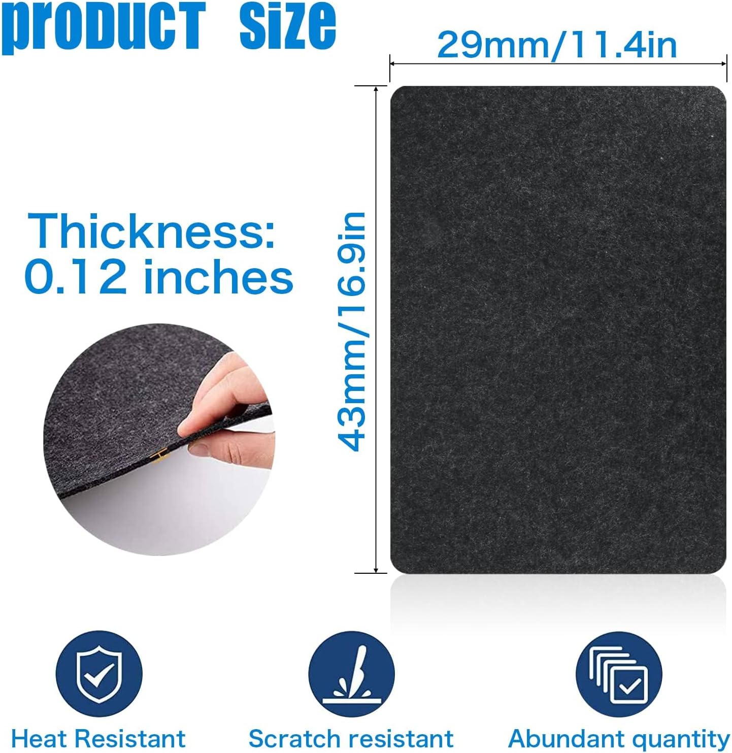 DGHOME Heat Resistant Mat for Air Fryer, 3 PCS Kitchen Countertop Heat Protector Mat with Kitchen Appliance Sliders Function for Ninja Air Fryer, COSORI, Tower, Coffee Maker,Microwave 3 71yuwC9CHlL. AC SL1500