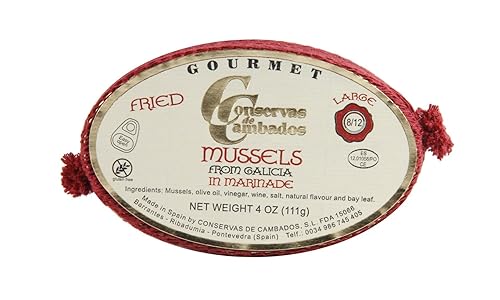 CONSERVAS DE CAMBADOS Mejillones En Adobo, 111 GR