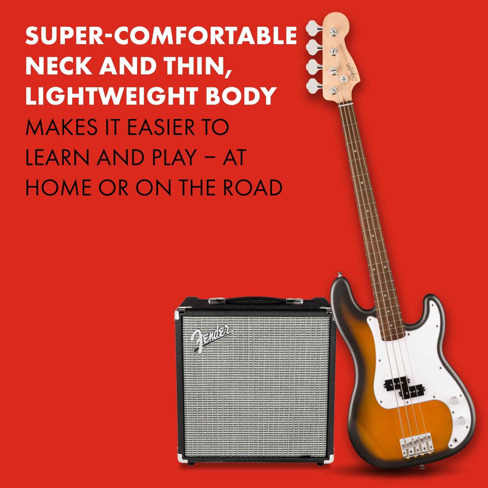 Amazon.co.jp: Squier by Fender スクワイヤー エレキベース Debut