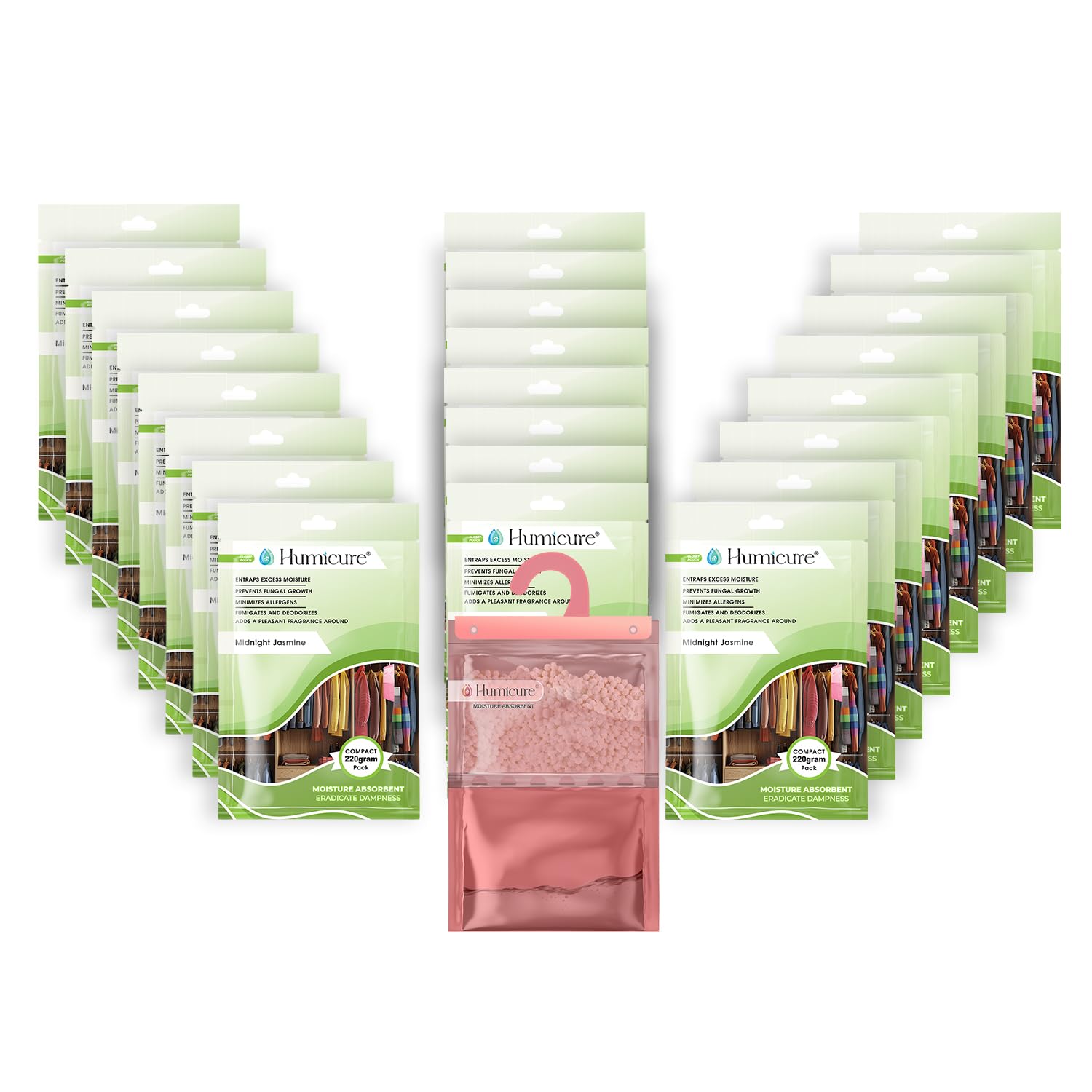 Moisture Absorber Dehumidifier - Fresh Fragrance Packs -15 Moisture Absorber Dehumidifier - Fresh Fragrance Packs -15
