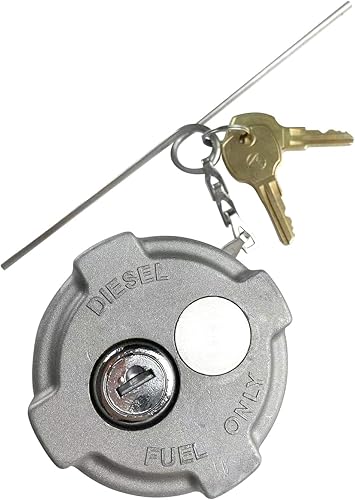 Miniatura 1 de Tapa de combustible diésel de bloqueo de 2 14 "compatible con Reefer Trailer, International MD Semi Trucks, Ford 650750 Reemplazar FTA-C02 FTA-N-04