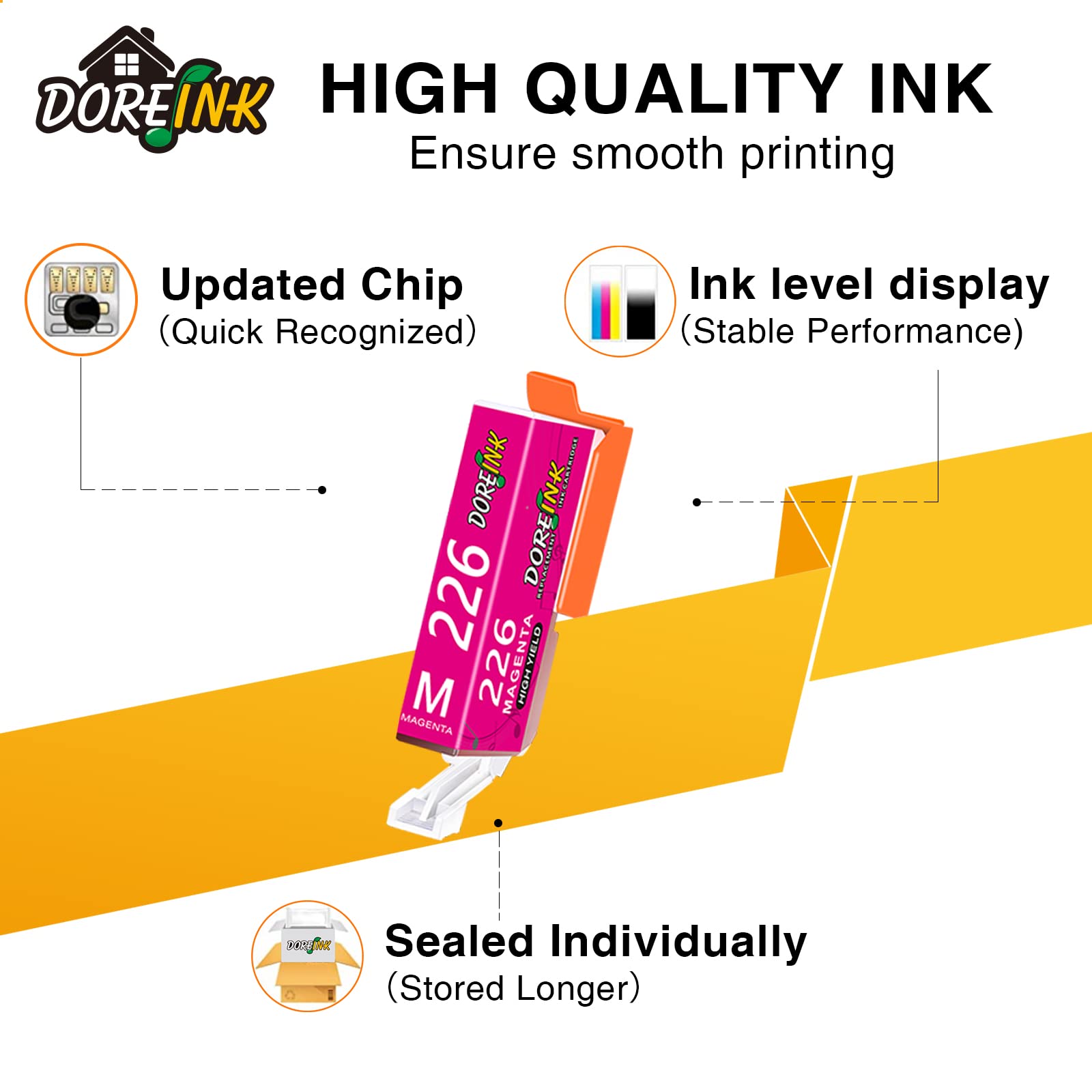 Canon Cartuccia D'inchiostro Giallo CLI-571Y [0388C001 - Foto 3