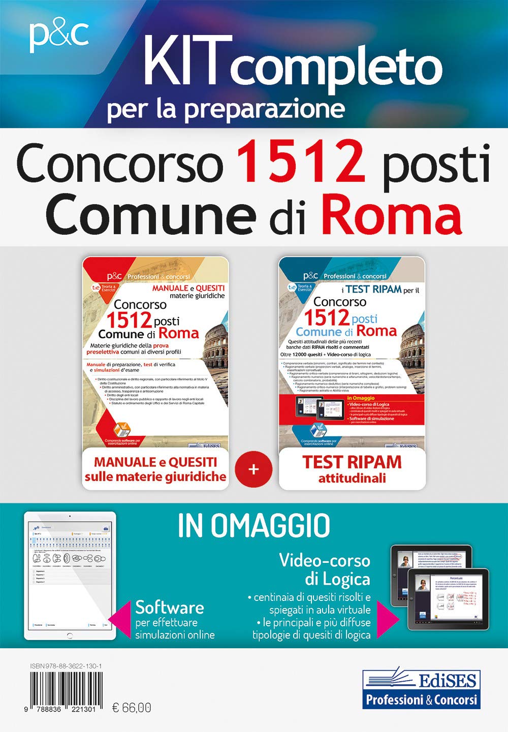 Kit Concorso 1512 Posti Nel Comune Di Roma. Test Attitudinali E Materie Giuridiche. Teoria, Test E Simulazioni Per La Preparazione Alla Prova Preselettiva. Con Software Di Simulazione - 4