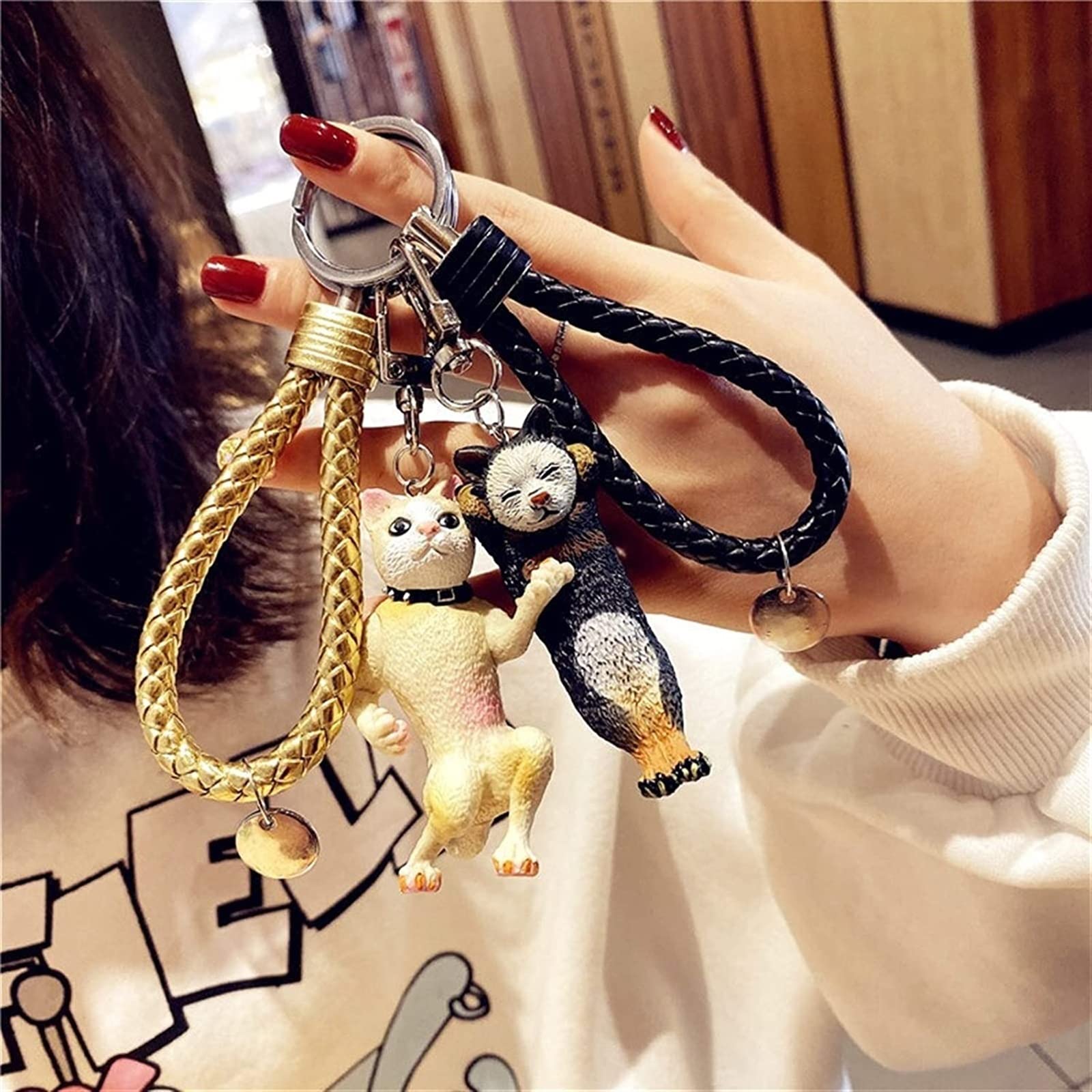 Amazon.co.jp: キーホルダー キーチェーンキーリングクールダンス