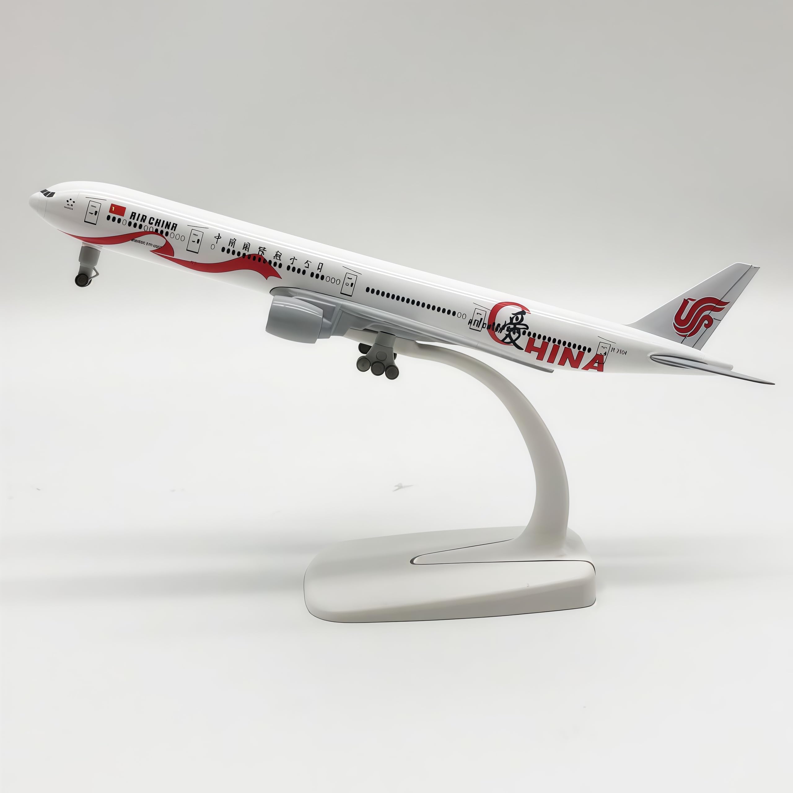 Lgsrsnxhtx B777 Model Plane 20Cm China B777 Diecast Metal Airplane Model Aircraft Model With Stand For Aviation Enthusiast Gift,Model Aircraft Collection