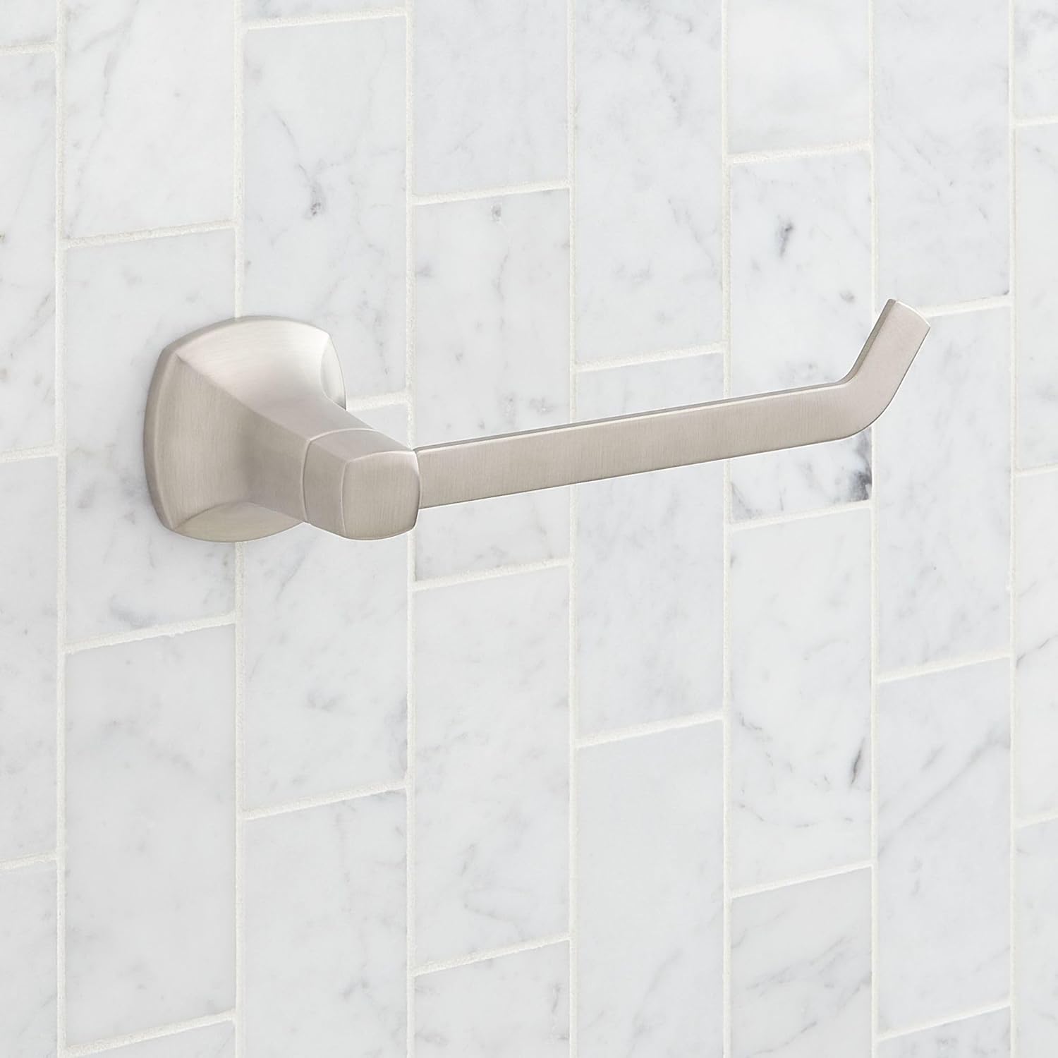 Signature Hardware 953991 Sefina Wall-Mounted Toilet Paper Holder - Chrome