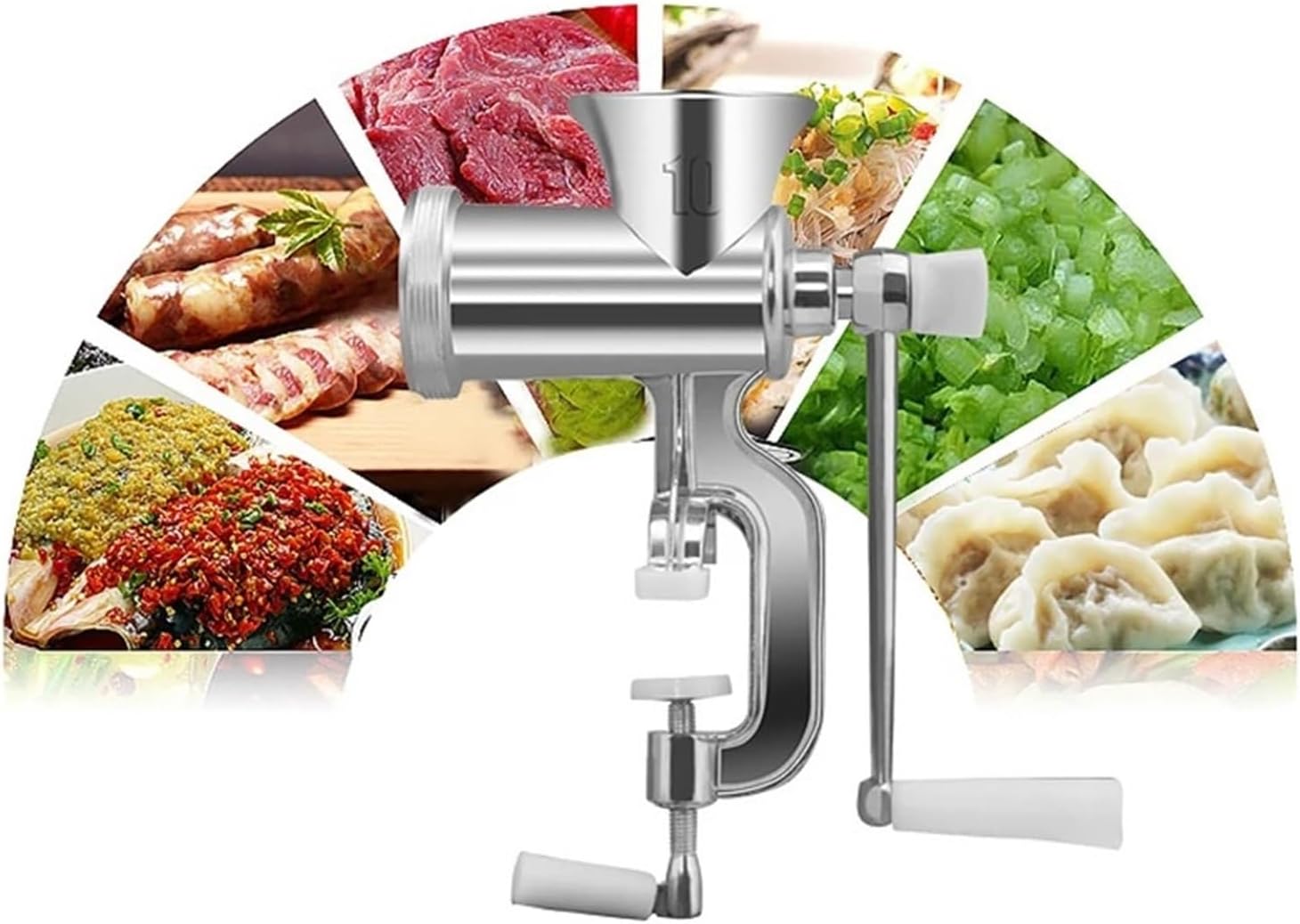 Manual Meat Grinder Machine Sausage Household Filler Hand Crank Kitchen Tools