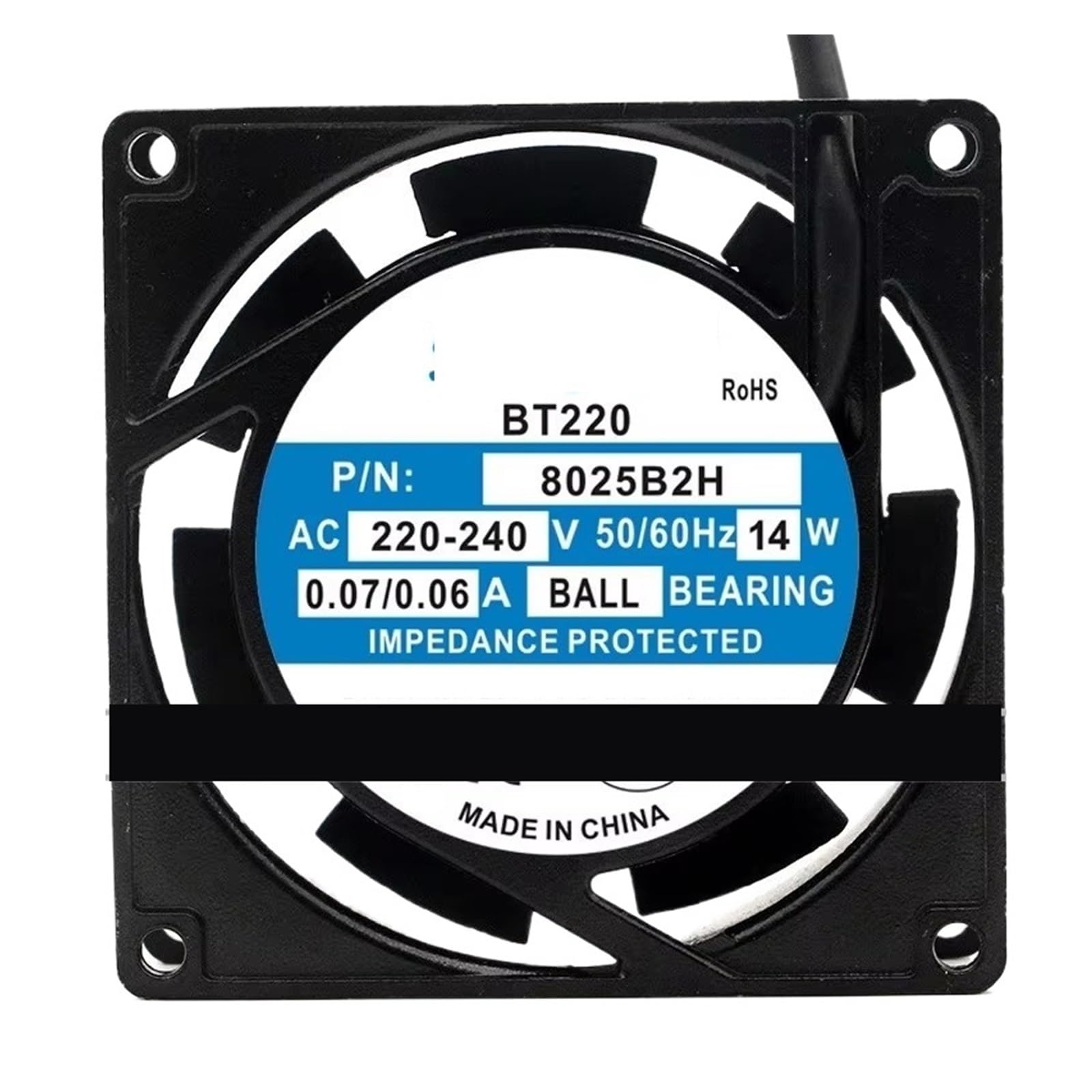 VSPPJYFG 8CM 80 * 80 * 25MM 220V 14W 8025B2H Cooling Fan