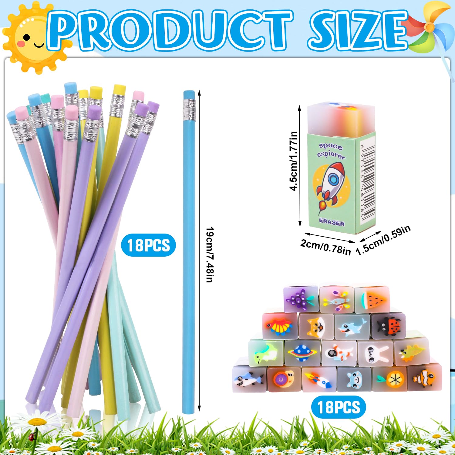 JZK 24 x Blauwe Houten Grafietpotloden Set met Cartoon Rubberen Gummen voor Kinderen Feestartikelen Weggeven Bedankje Feestzakvuller Verjaardag Kerstcadeau voor Jongens JZK 24 x Blauwe Houten Grafietpotloden Set met Cartoon Rubberen Gummen voor Kinderen Feestartikelen Weggeven Bedankje Feestzakvuller Verjaardag Kerstcadeau voor Jongens