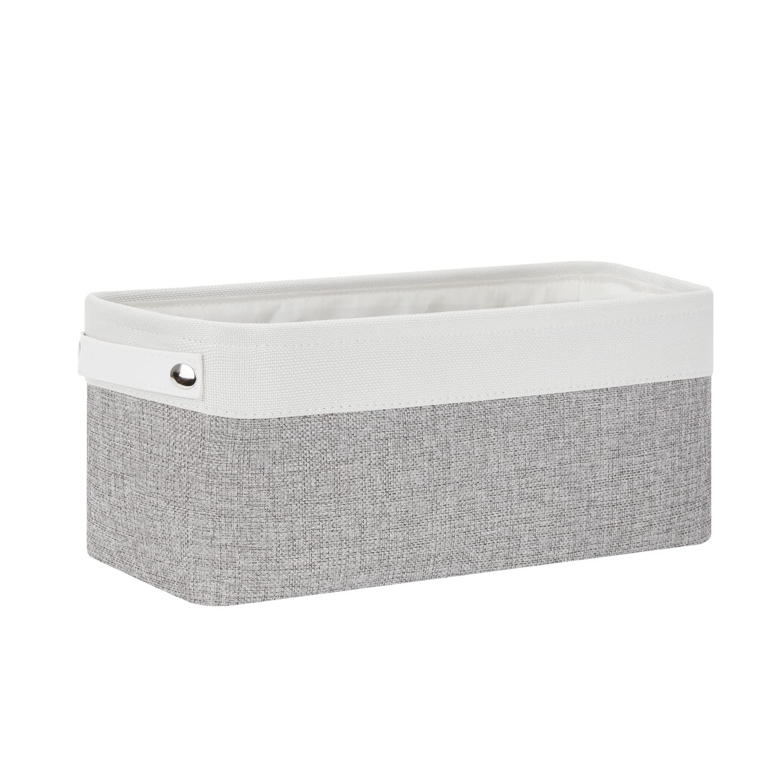 Bidtakay Small Bins for Organization Fabric Baskets for Bathroom