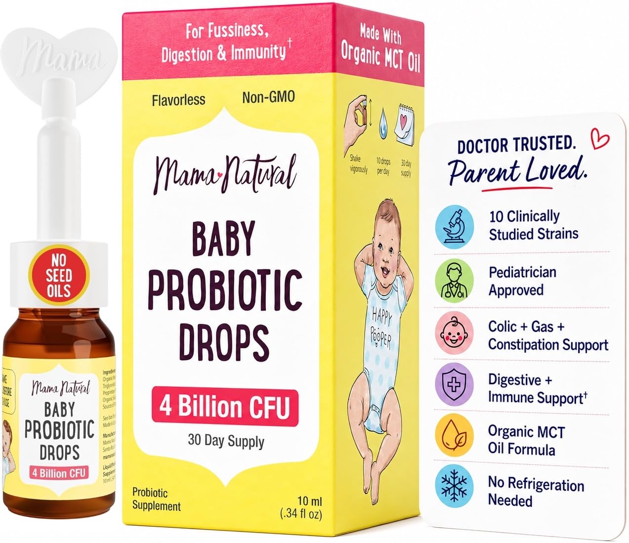 Mama Natural Baby Probiotic Drops