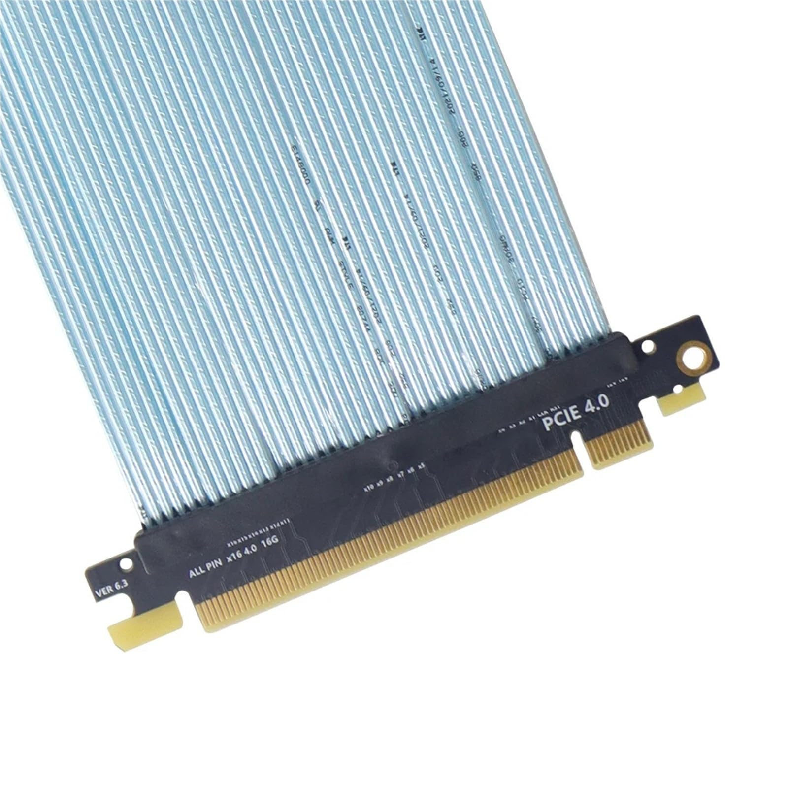 PCIe 4.0 X16 kabel riser do H1 270° odwrócony kąt prosty do obudowy karty graficznej pionowo rozszerzenie GPU