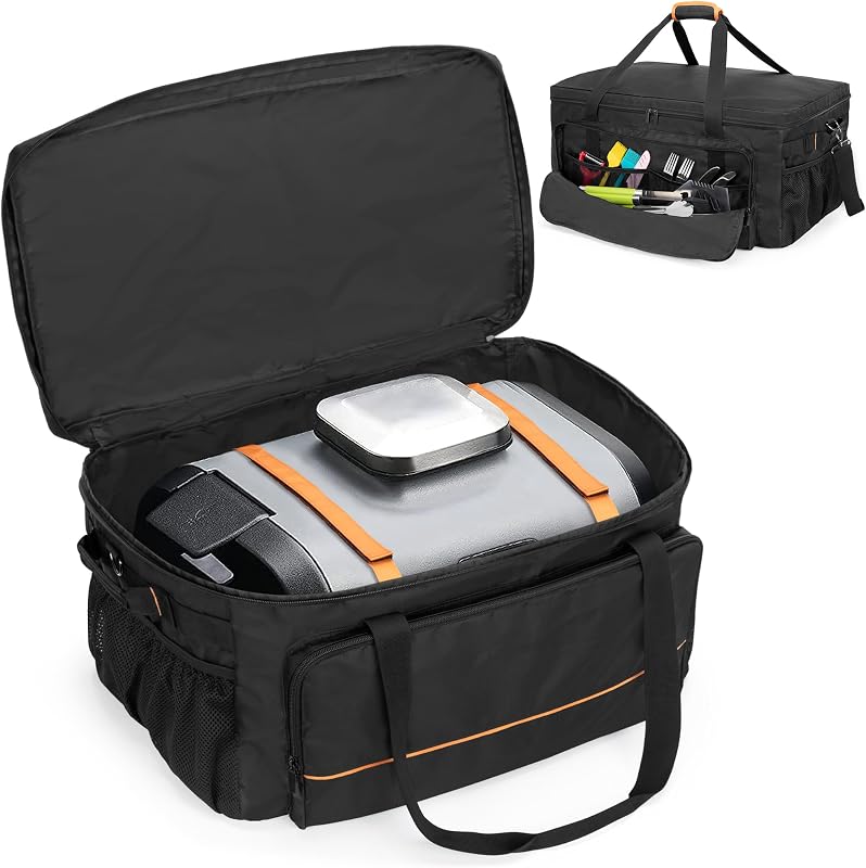 Grill Bag Compatible With Ninja Woodfire Grill OG701 OG751 | Outdoor Cover for OG700 Series Smoker, Water-Resistant BBQ Storage Case for Tools & Accessories, Bag Only