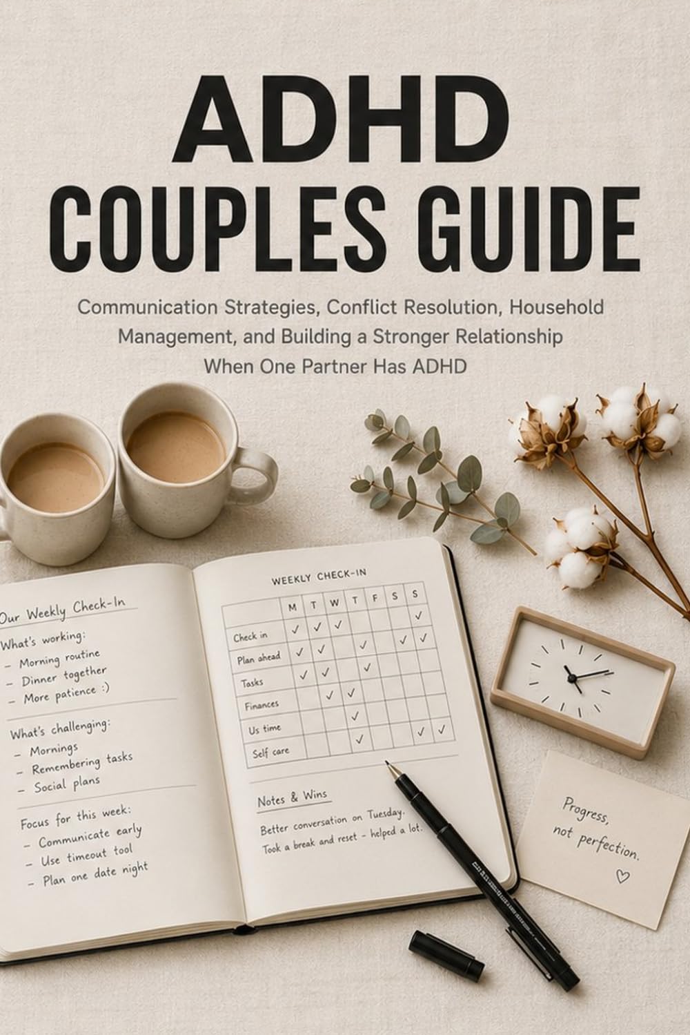 ADHD Couples Guide: Communication Strategies, Conflict Resolution, Househ