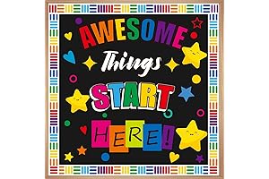 Back to School Bulletin Board Set, Classroom Bulletin Board Decorations, Welcome Banner...