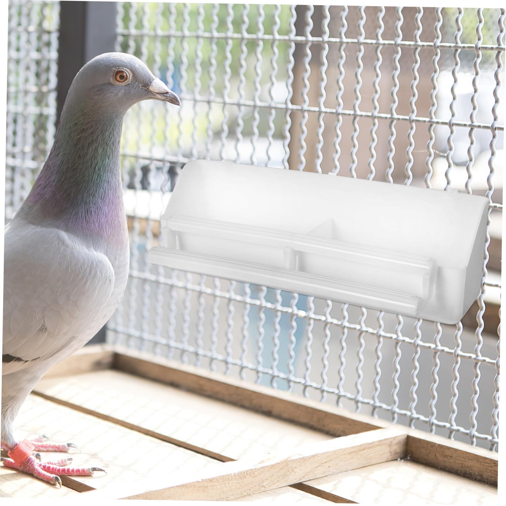 BESPORTBLE 4 Juegos De Jaula Caja De Comida Cuchara De Comida para Pájaros Jaulas De Pájaros Dispensador De Agua Comederos para Interior Comedero para Soporte De Comida para