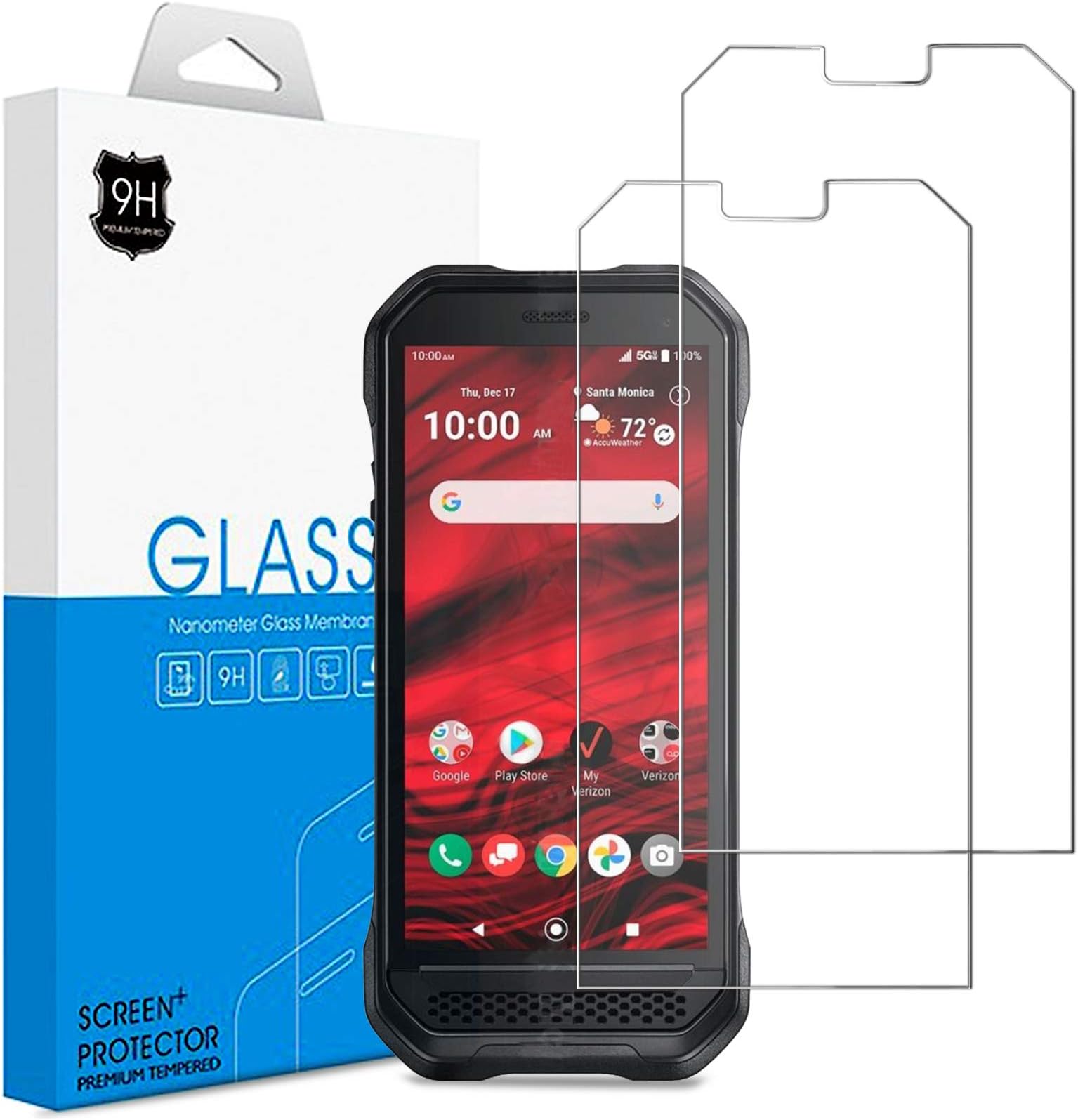 - Ailiber Compatible with Kyocera DuraForce Ultra 5G Screen Protector [2 Pack] DuraForce UW E7110 Tempered Glass Film Anti-Scratch Hardness HD Clear Case Friendly for Dura Force Ultra 5G (Verizon 2021)