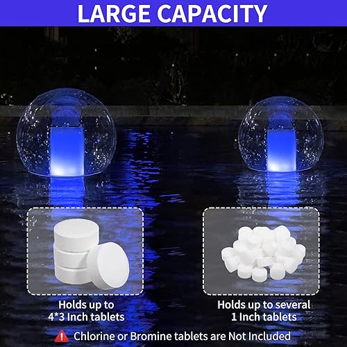 Miniatura 4 de Dispensador de cloro de llama solar y termómetro de piscina de llama solar