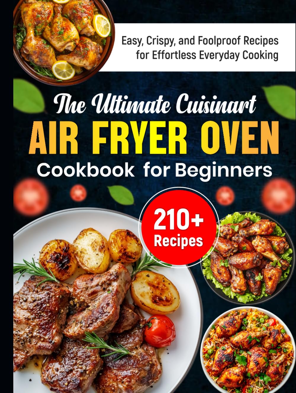 The Ultimate Cuisinart Air Fryer Oven Cookbook for Beginners: 210+ Easy, Crispy, and Foolproof Recipes for Effortless Everyday Cooking