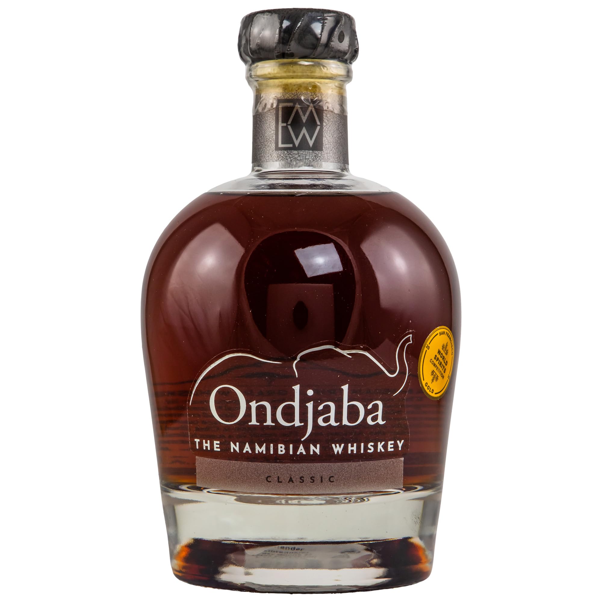 Ondjaba I The Namibian Whiskey I Grain Whiskey I Süße Noten mit subtilem Raucheinfluss I 700 ml I 46% Vol.