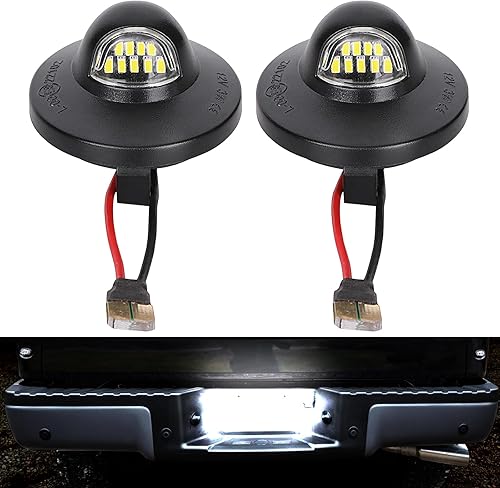 Conjunto de luces LED para matrícula, compatible con Ford F150 F250 F350 F450 F550 Superduty Ranger Explorer Bronco Excursion Expedition, 6000 K