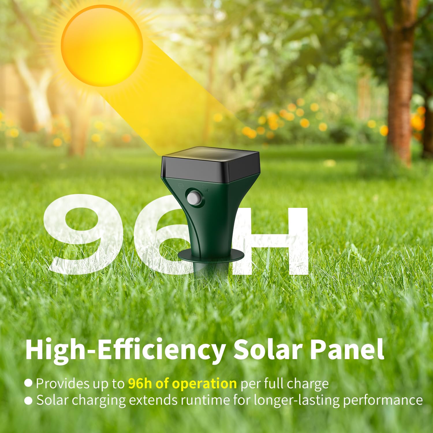 Maulwurf Vertreiber 4er Pack, Solar Maulwurfschreck mit Ultraschall & KI-Wechselfrequenz, Effektive Wühlmausabwehr gegen Maulwürfe und Wühlmäuse, IP65 Wasserdicht für Garten und Außenbereich