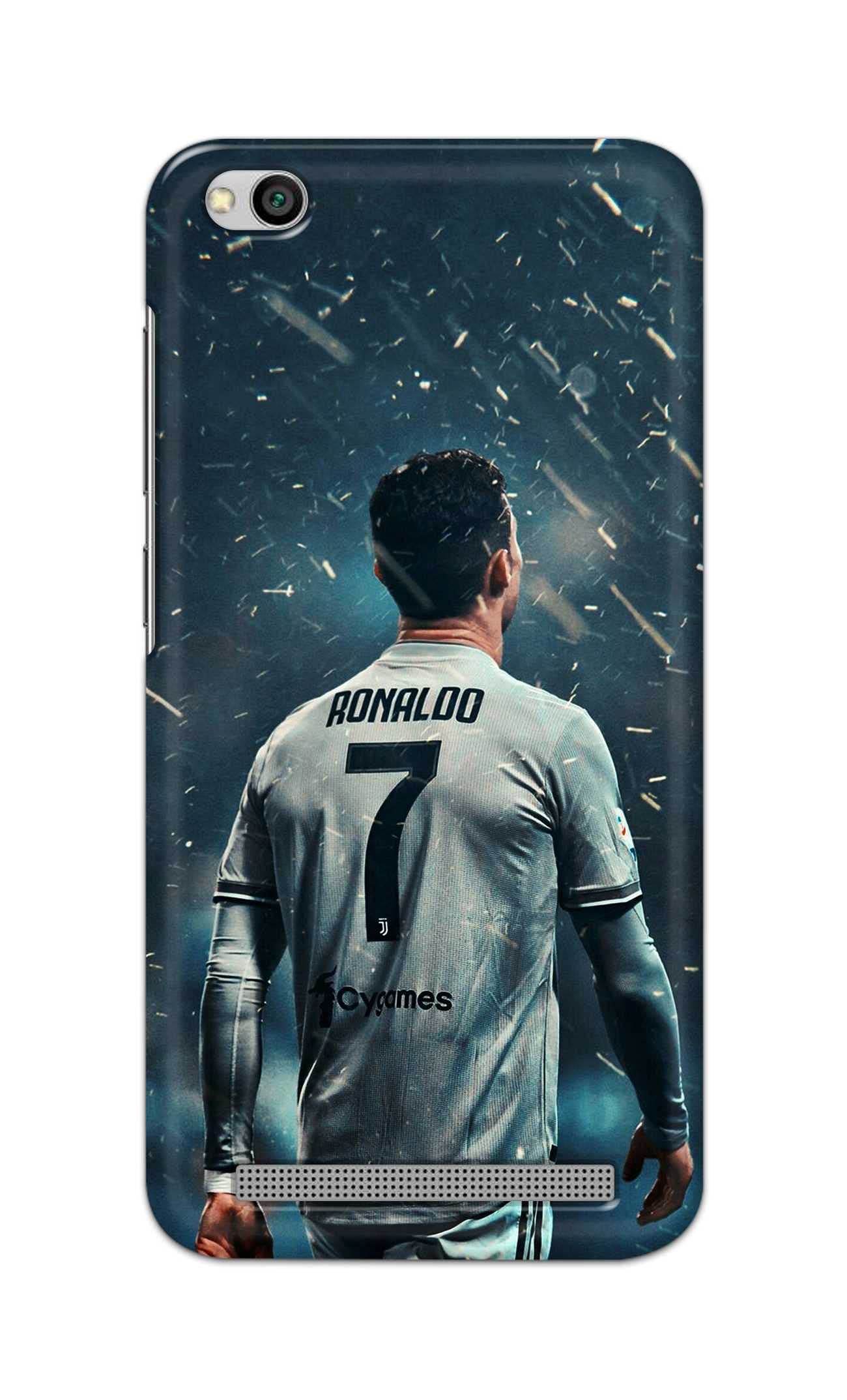 NalamiCases Famous Football Player Ronaldo Printed Designer Hard Back Case Cover for Xiaomi Redmi 5A -(PT) MKK2014