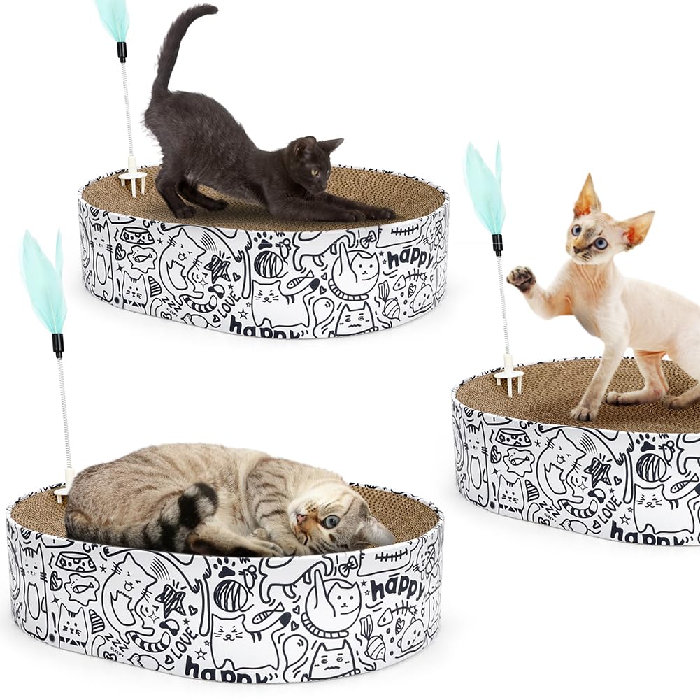 Cat Scratcher Karton voor Indoor Katten, 2 stks Refill