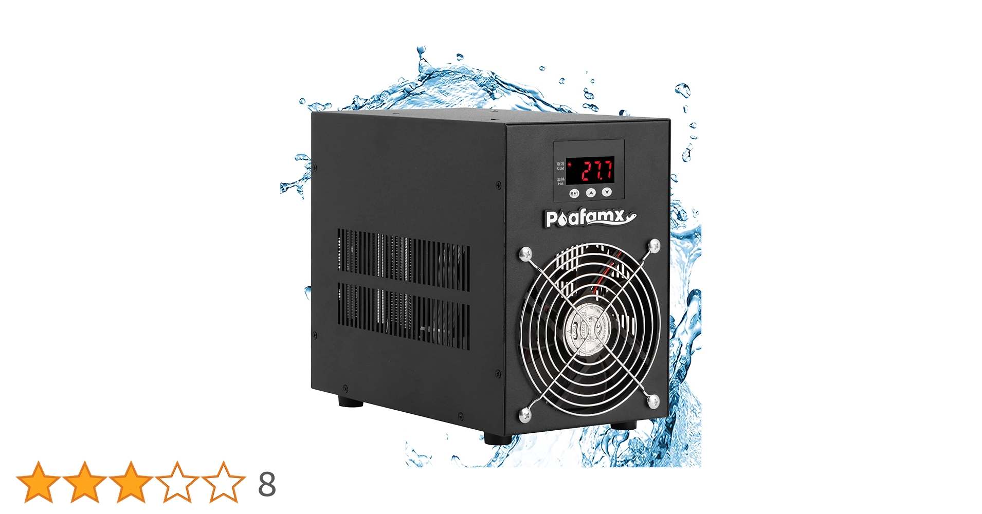 Poafamx ６０Ｌ冷却だけ　水槽クーラー Amazon | Poafamx 水槽クーラー 60L冷却と加熱 ペルチェ式 15-40