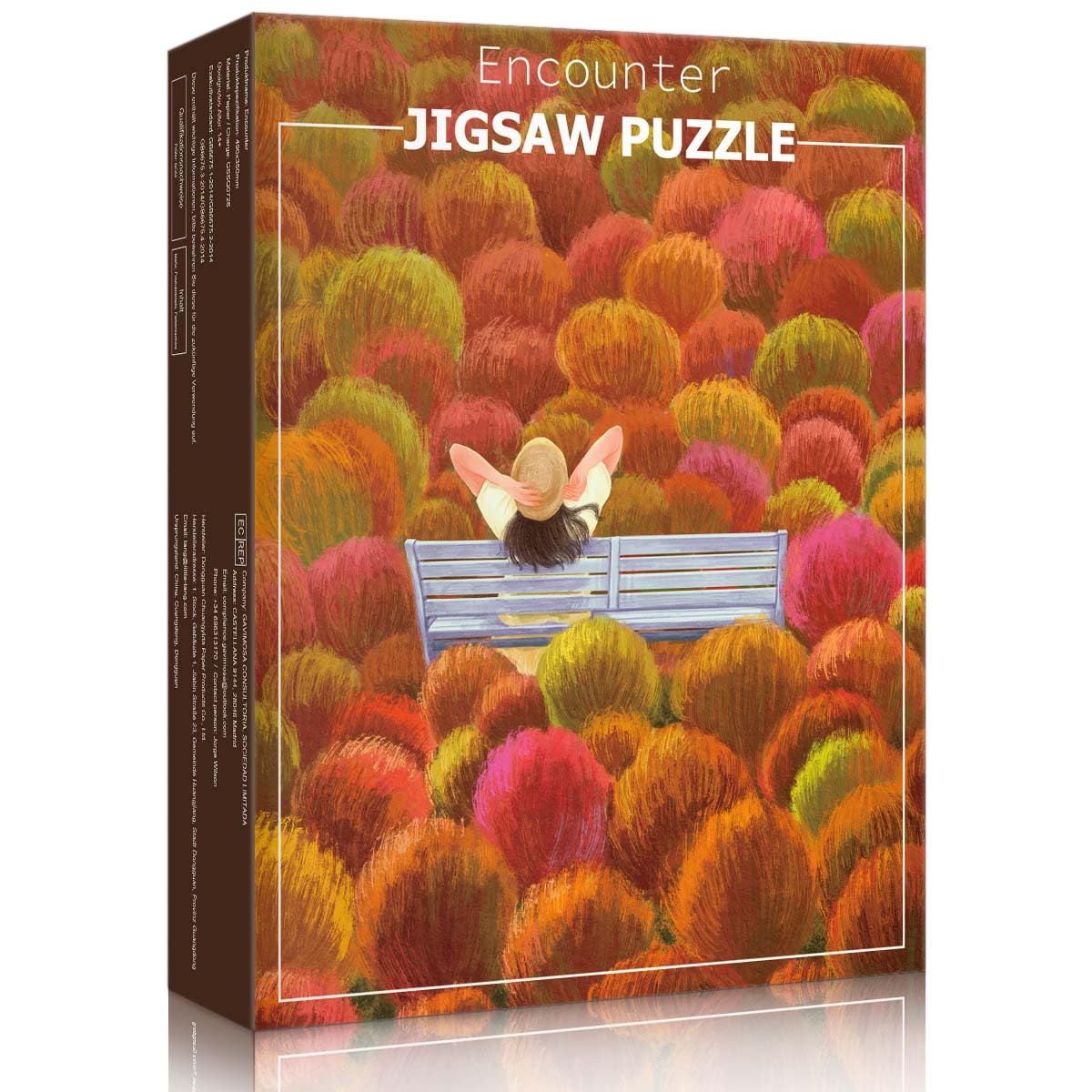 HUADADA 500 Piece Jigsaw Puzzle for Adults | Decorative Calm Landscape Art Puzzle 49x35cm | Anti-Glare Matte Print, No Back Hints, Gift Box for Home Decoration โ image 1