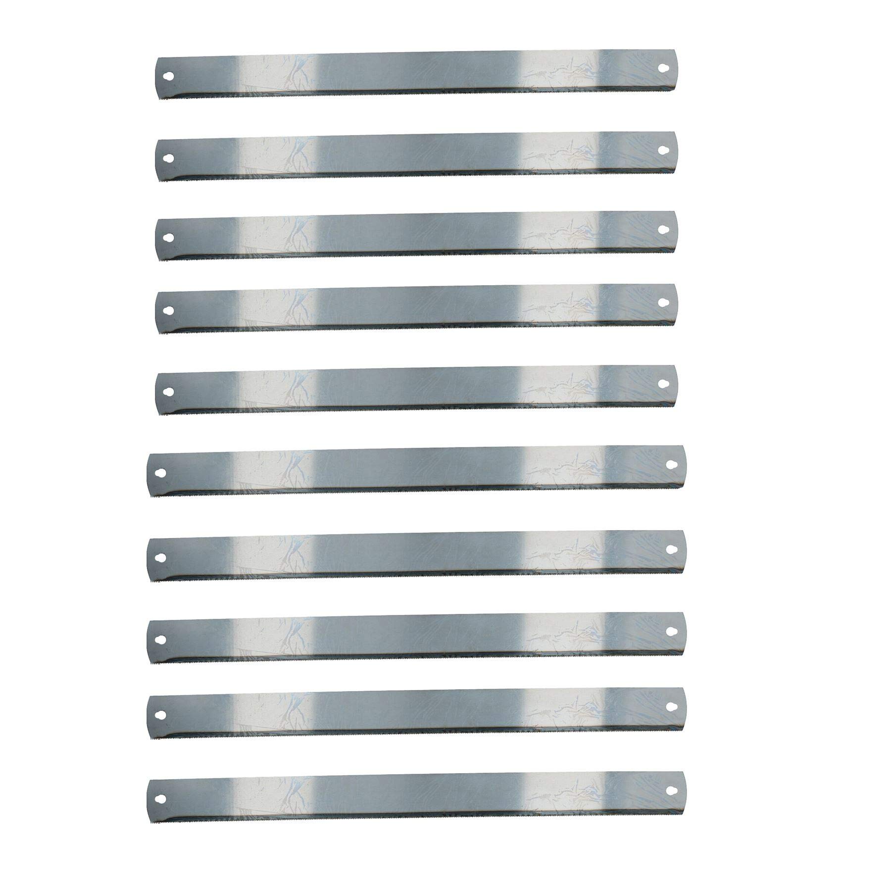 14 TPI - Hoja de sierra ingletadora de precisión (550 mm, para dientes de madera/metal, 10 unidades)