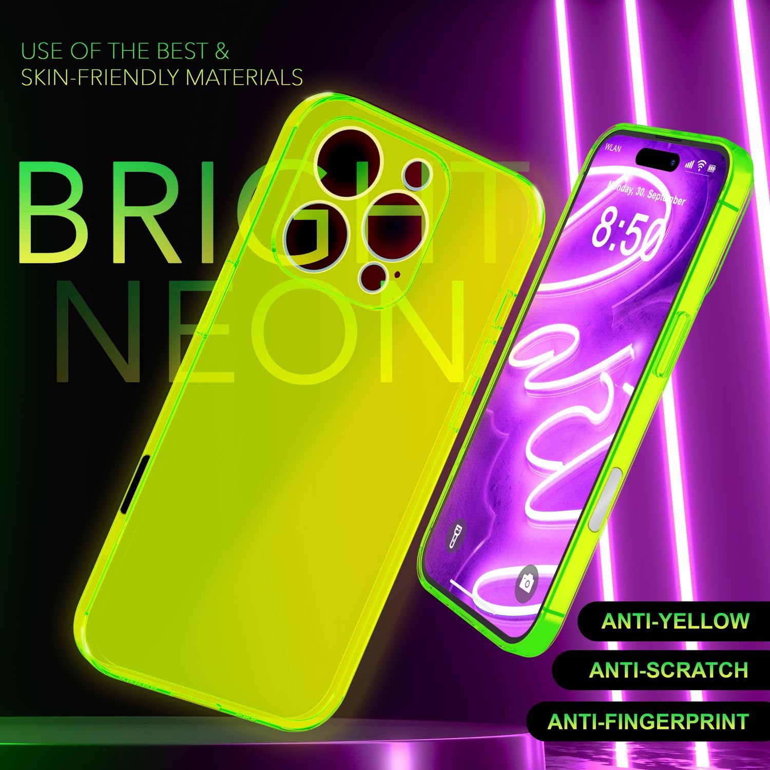Custodia IPhone 16 Pro XIMIZU - Trasparente Con Funghi Carini