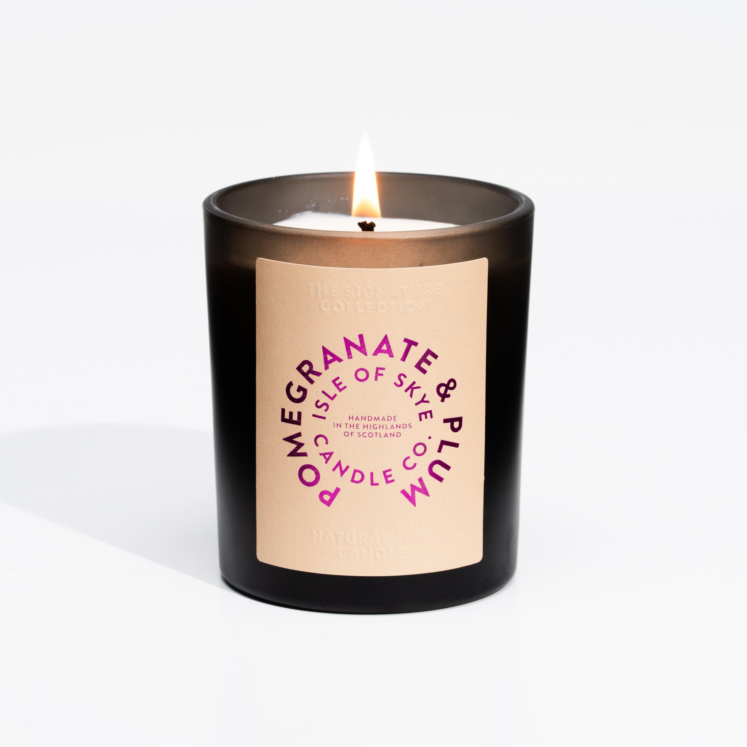 Isle of Skye Candle Company groß Granatapfel und Pflaume Tumbler, weiß