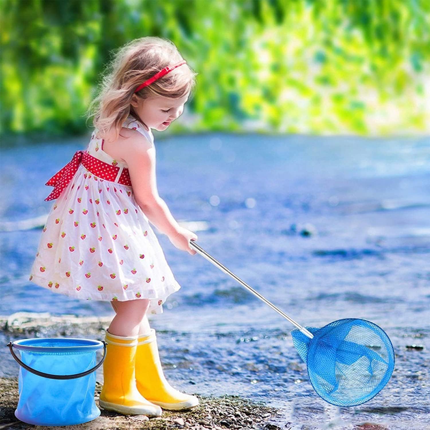 Reti per gamberetti per bambini immagini e fotografie stock ad alta