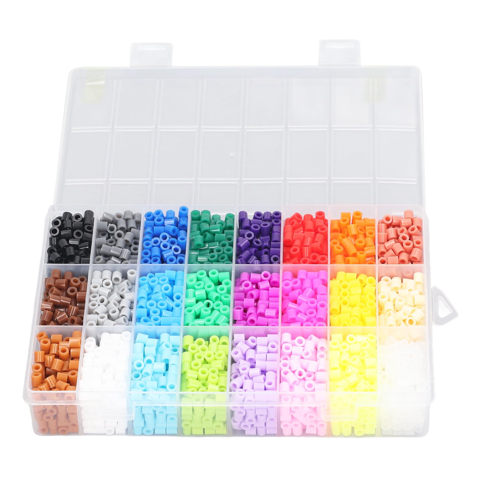 Perles fondantes 5 mm pour occuper les enfants le mercredi après-midi avec 24 couleurs