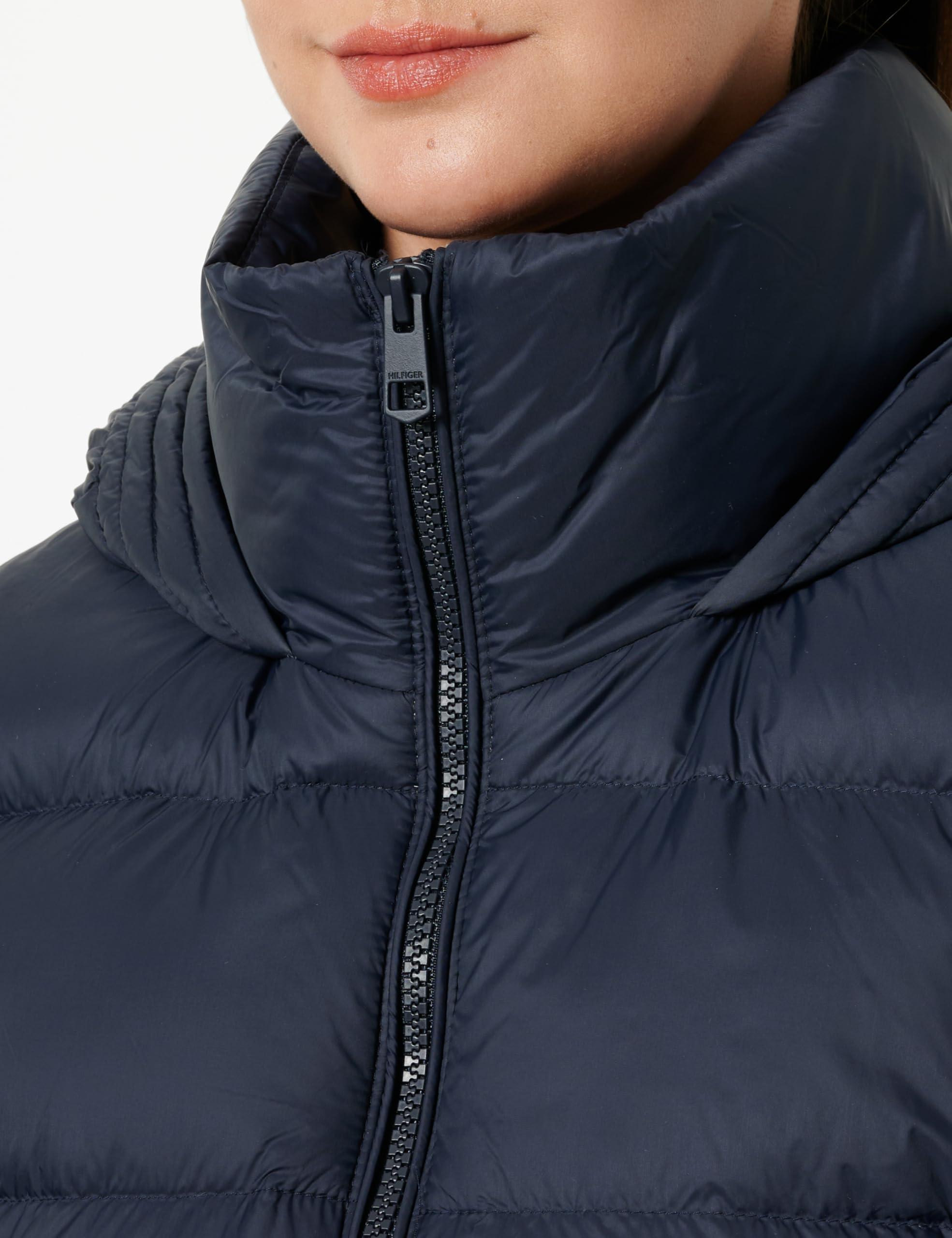 Tommy Hilfiger Donna Giacca Imbottita Down Casual Jacket con Cappuccio