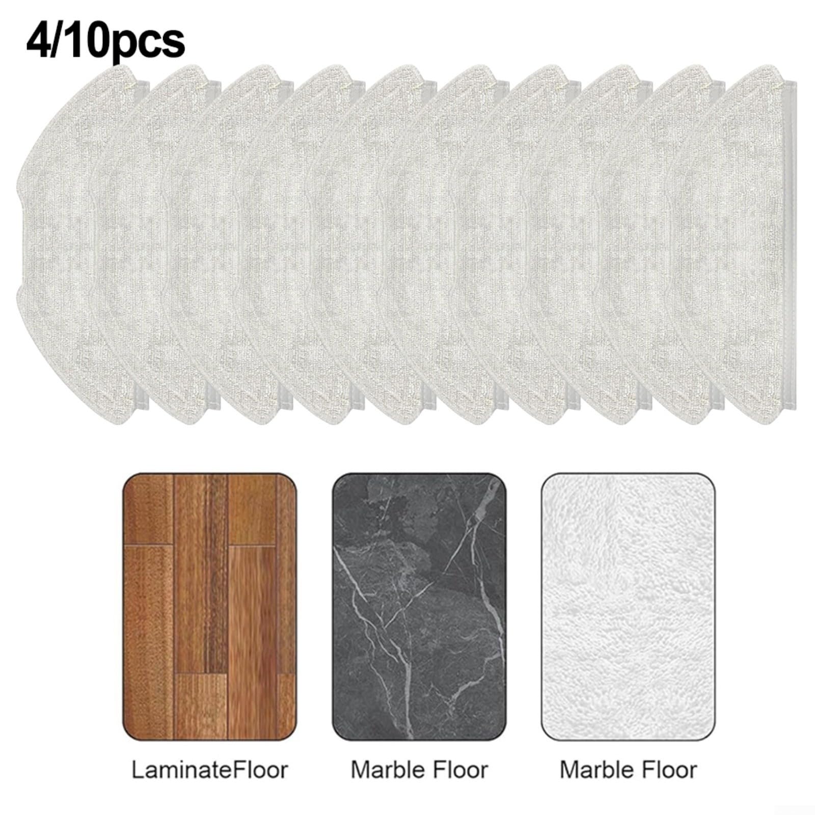 Airrobo Ersatz Wischtücher 4 Stück - Mikrofaser Tücher Für Roboter Staubsauger GT21