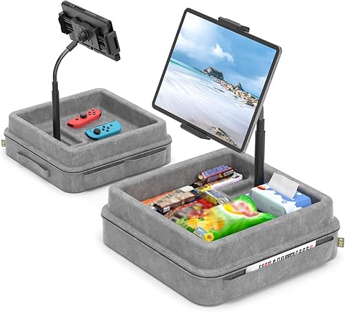 KDD Soporte de almohada para tablet  Soporte de almohada ajustable de 360 para iPad, cama y escritorio, cuello de cisne para tableta con bandeja de