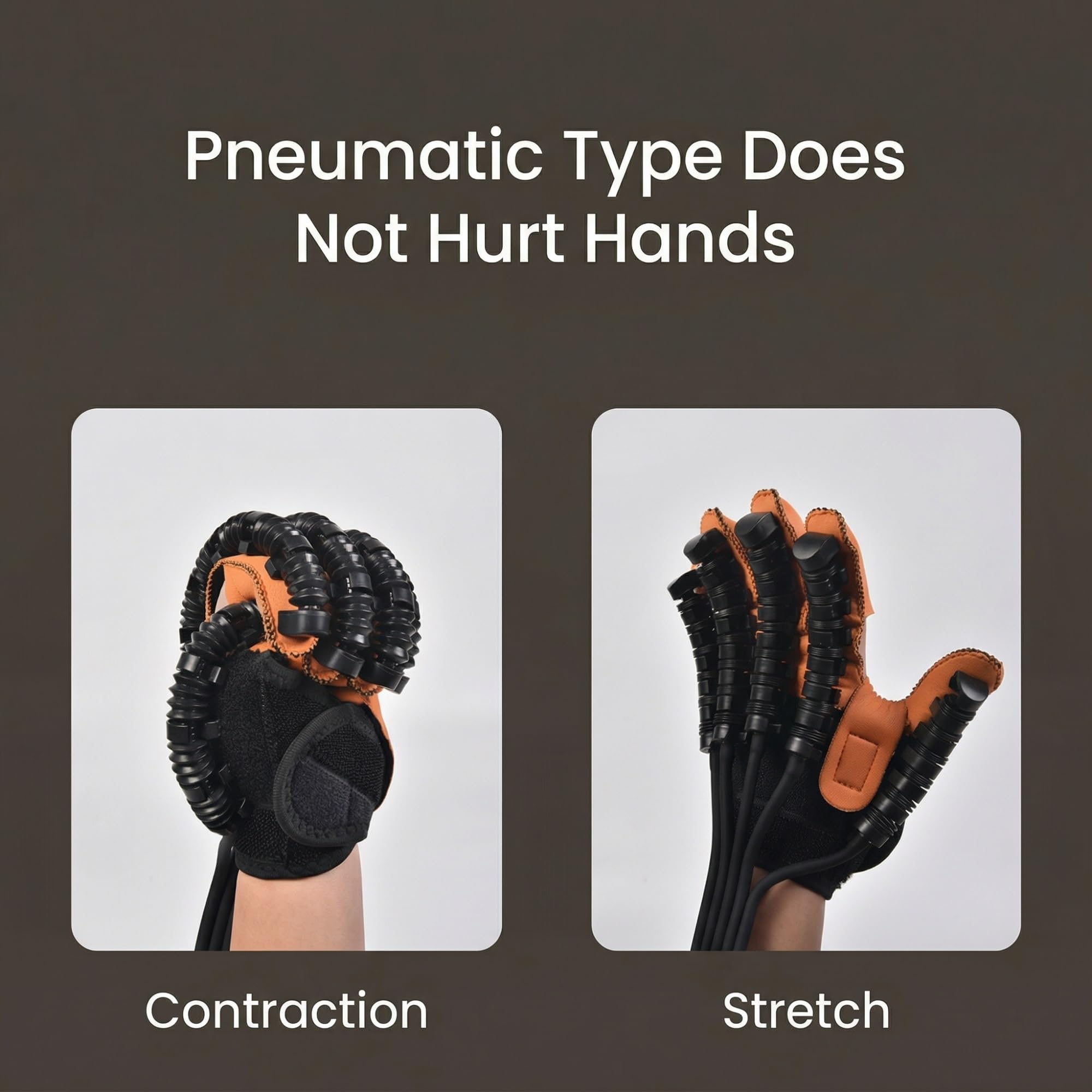 Guantes de Rehabilitación Robóticos para Ictus y Hemiplejía Ejercitador de Dedos y Mano Aparato de Fisioterapia en Casa Equipo Portátil para Recuperación de Movilidad y Entrenamiento(Izquierda,S)