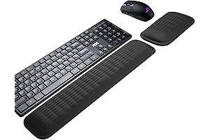 Ergonomic Slim Keyboard Wrist Rest for Enhanced Comfort and Pain Relief