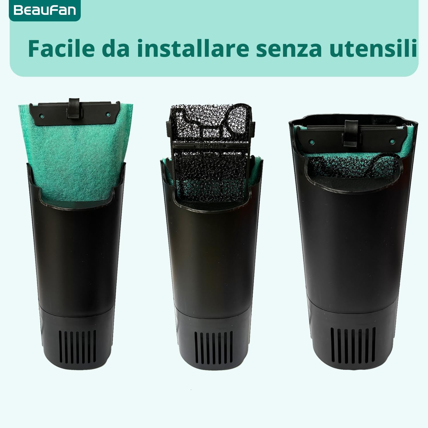 1 Set Cartuccia Filtro di Sostituzione per Acquario Compatibile con Il Filtro Tetra EasyCrystal Aquarium C250 e C300, Contanti 10 Filtri a Carbone Attivo e 4 Filtri a Schiuma per Imballaggio