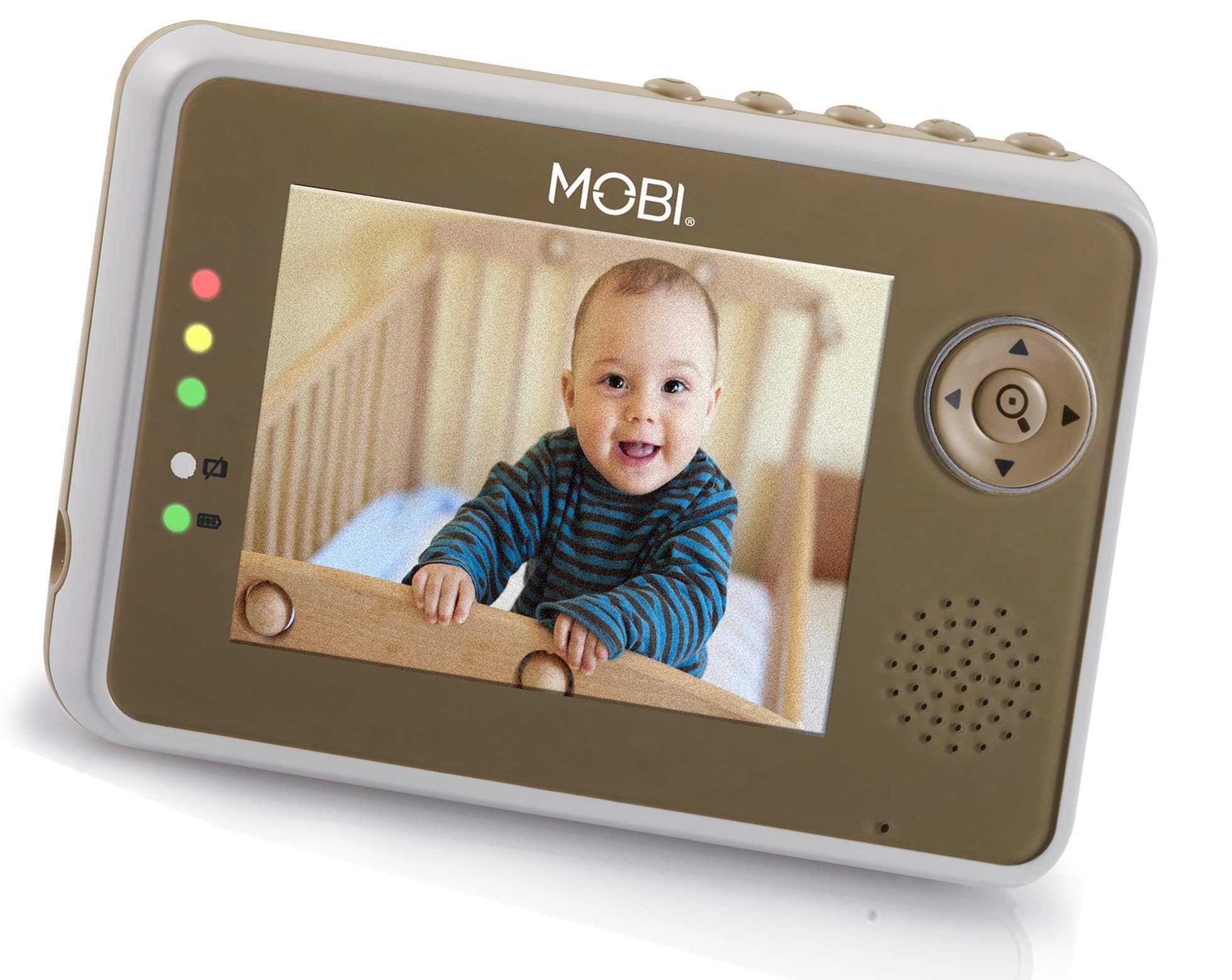 MOBI MobiCam DXR-M1 Sistema di monitoraggio del bambino con monitoraggio automatico intelligente, visione notturna, panoramica e inclinazione remota, ninne nanne, Quad View, Baby Monitor, sistema di