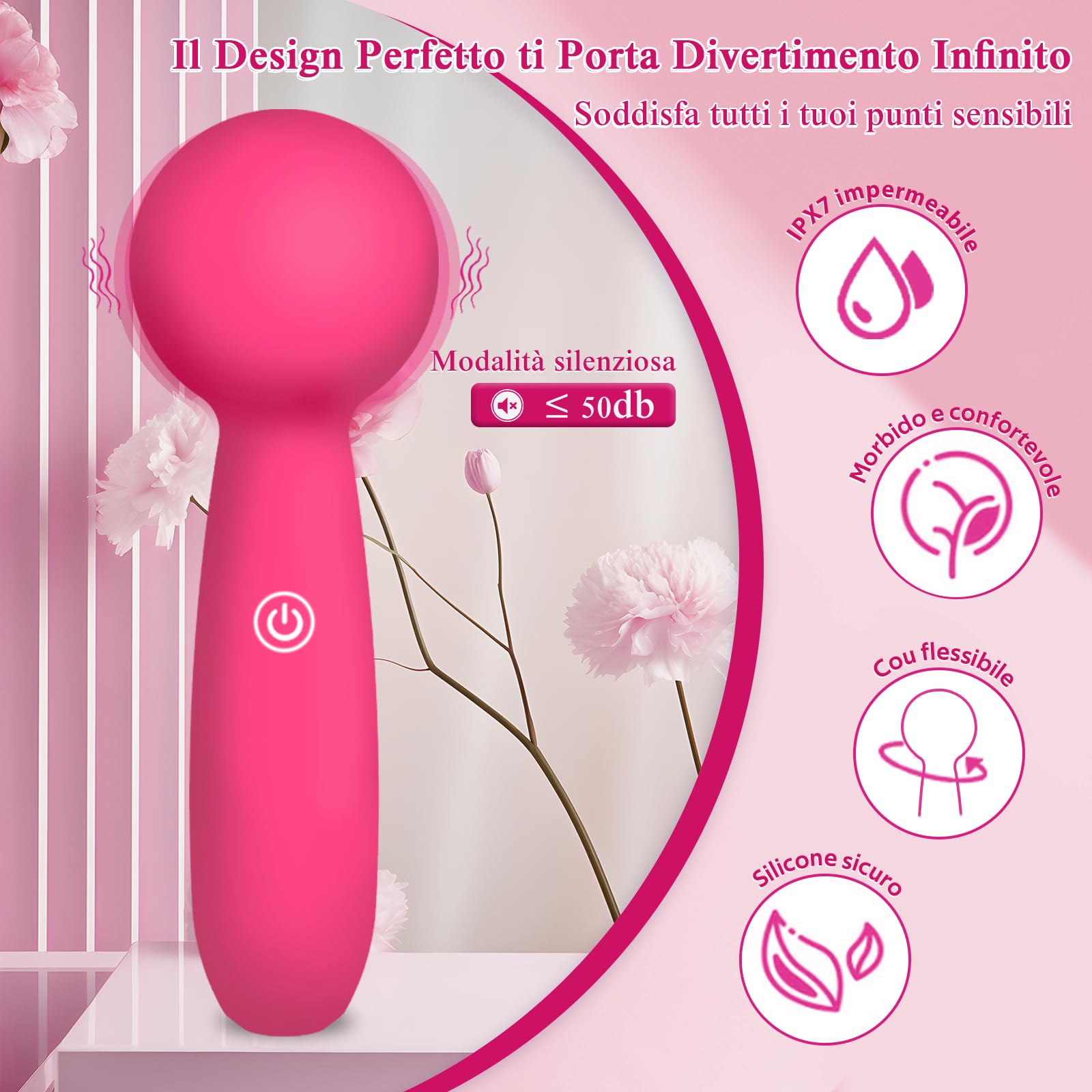 Vibratore Vibratoriper Donne Vibratoreper Donna Professionale Vibratoreper Donna Clotoride Vibratori (Rose)