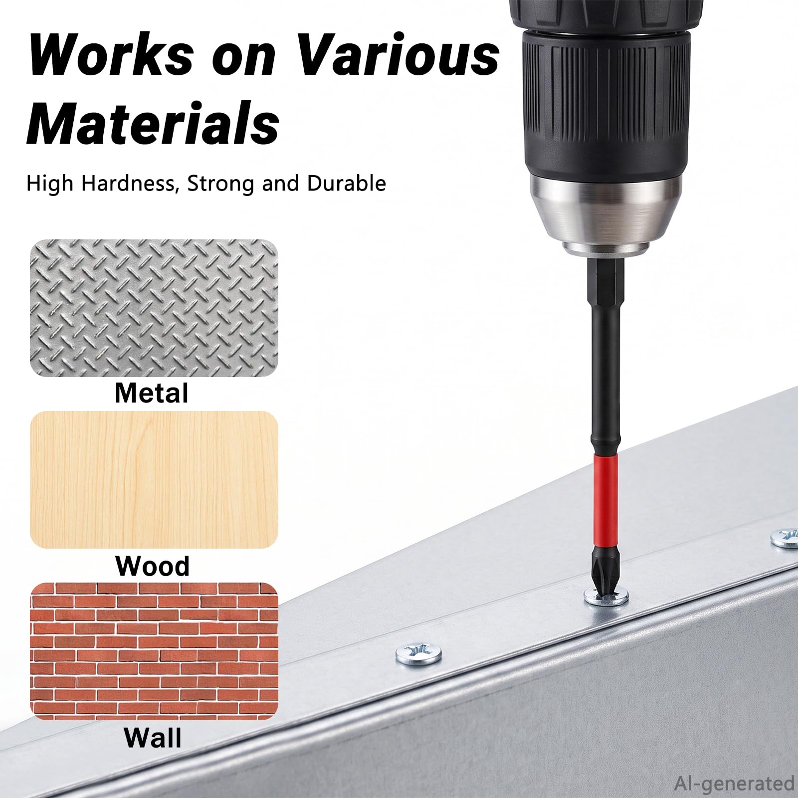 6 Pack S2 Alloy Steel Anti-Slip Drill Bit Set B85242