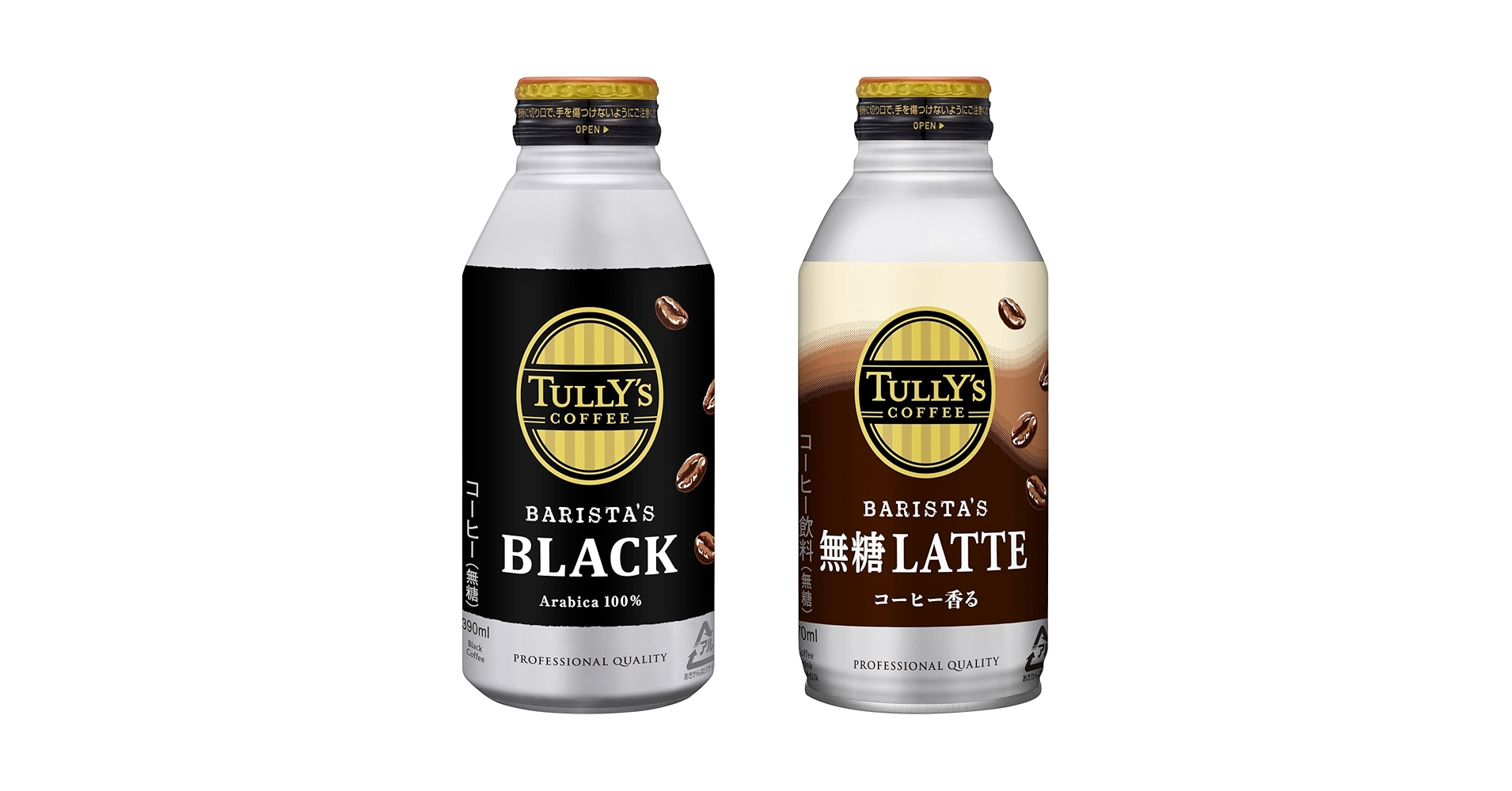 伊藤園 TULLYS COFFEE BARISTAS BLACK 390ml … 伊藤園 TULLY'S COFFEE BARISTA'S BLACK 390ml×48本 缶 (缶