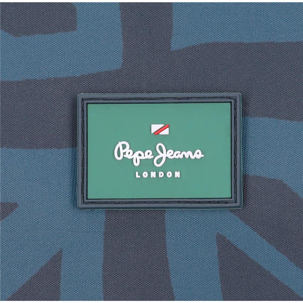 Pepe Jeans Tom Bandolera Azul 17x21x7 cms Poliéster