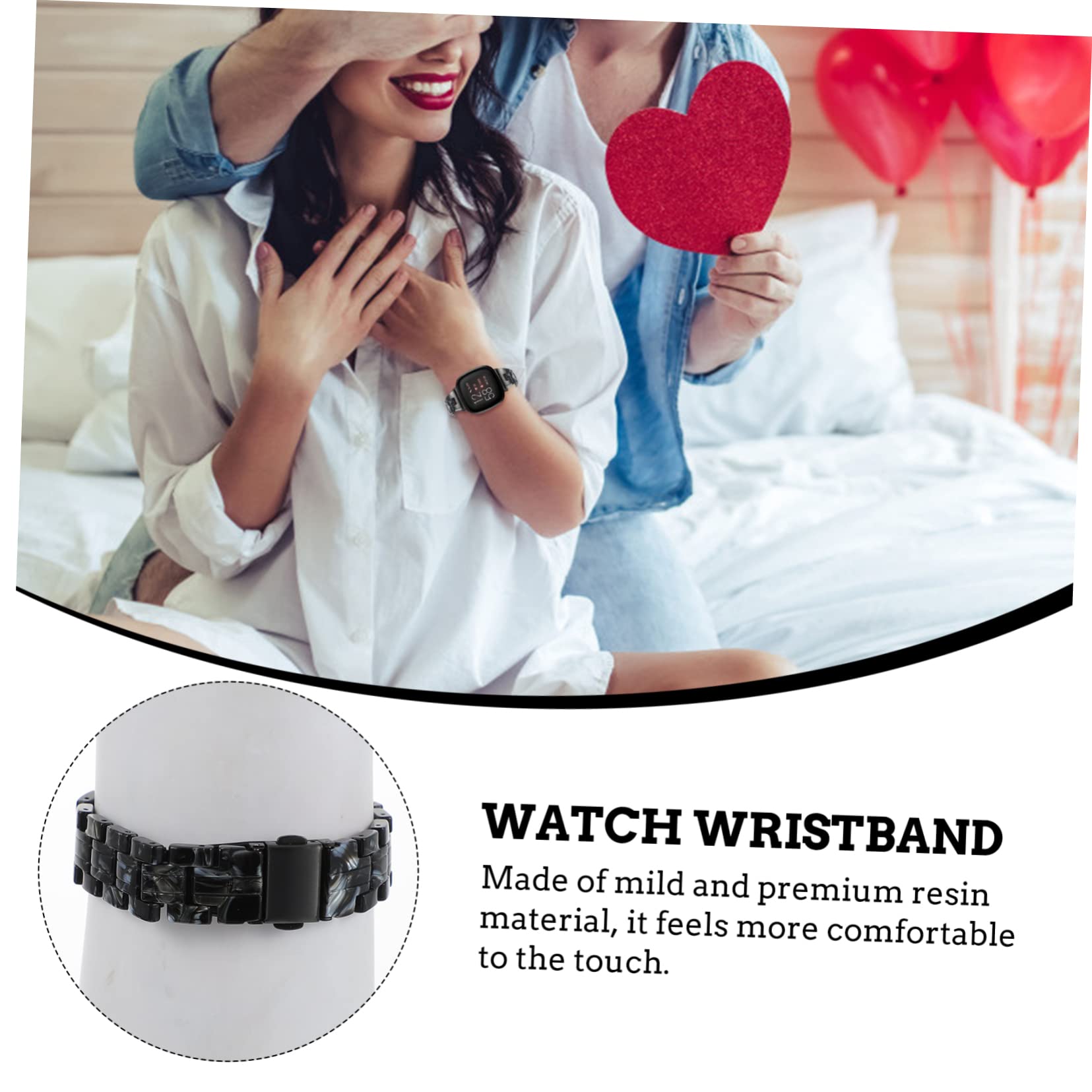 Housoutil Lot De 3 Bracelets De Rechange En Résine Compatibles Pour Montre Connectée Pour Hommes Et Femmes