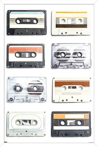 Miniatura 12 de Trends International Póster de pared de casetes, 22.375 x 34 pulgadas, versión sin marco Versión sin marco,Versión enmarcada Barnwood,Versión con